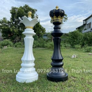 Mô hình cờ vua ứng dụng trang trí