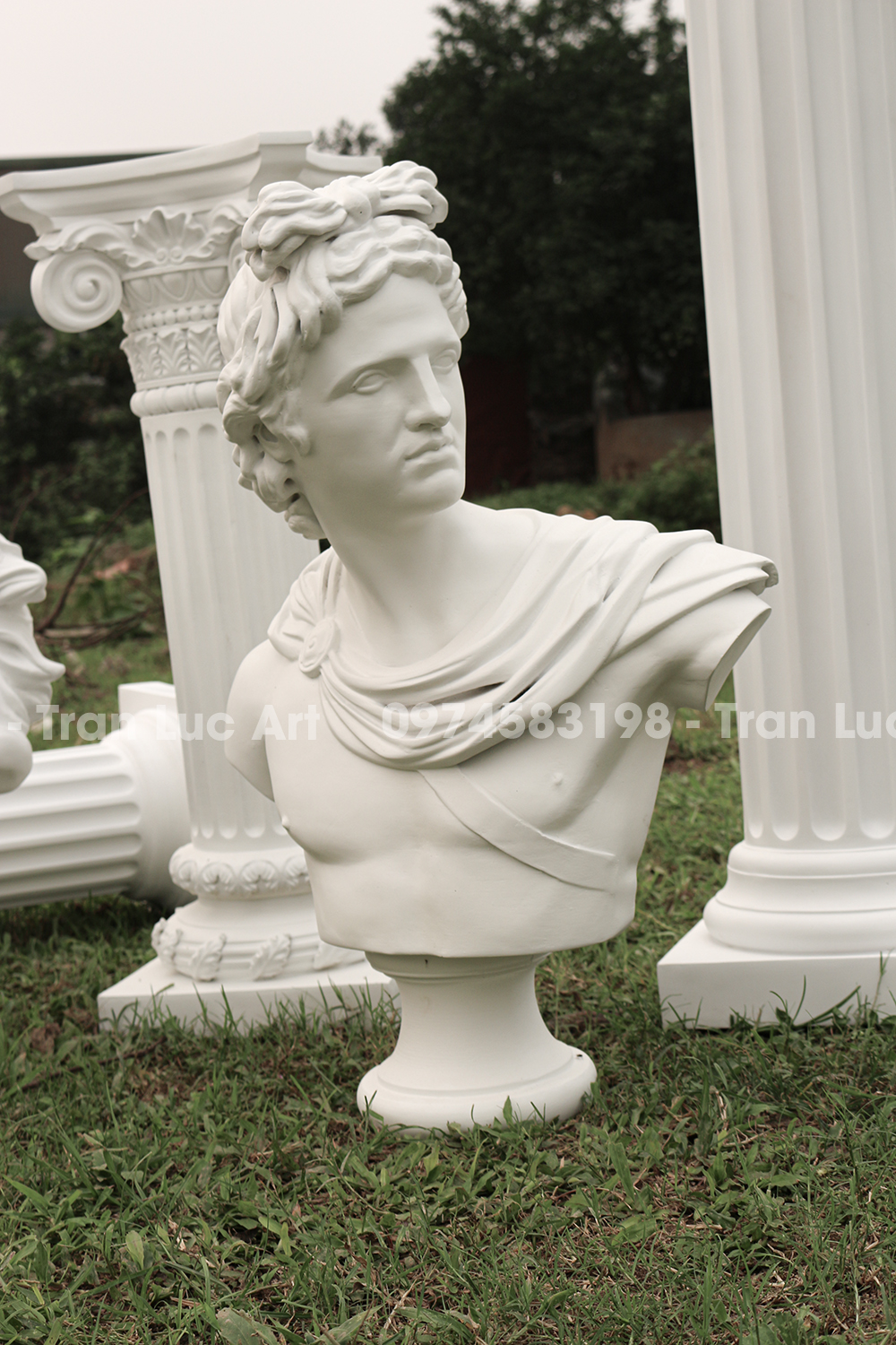 Tượng thần Apollo chất liệu composite