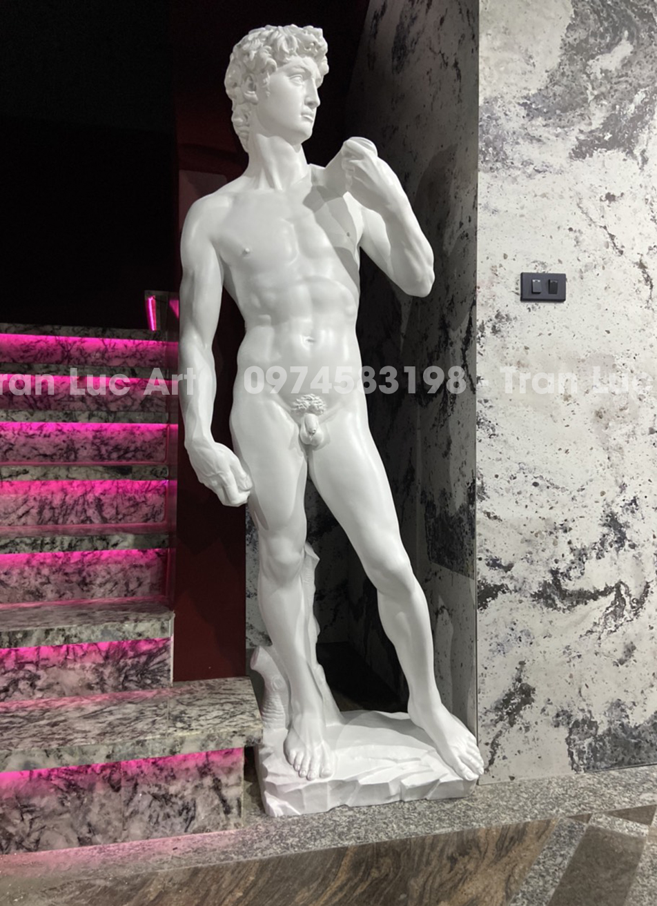 Tượng David cao 1m8 - chất liệu composite
