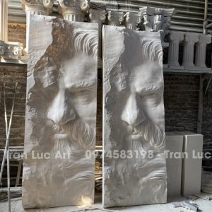 Phù điêu thần Zeus chất liệu composite